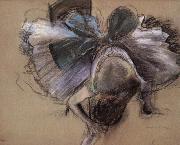 Edgar Degas dancer wearing shoes oil on canvas